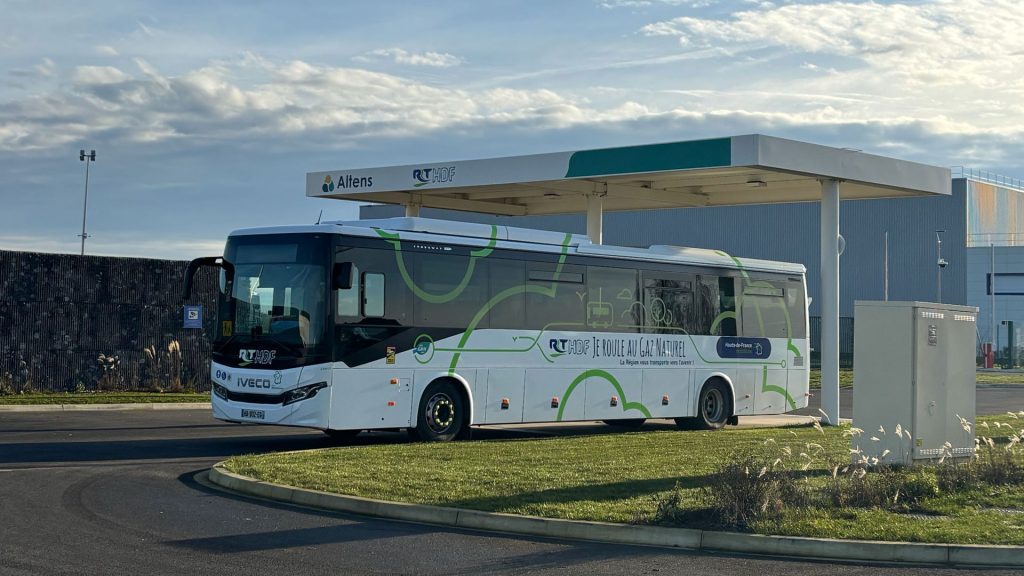 inauguration par Altens de sa nouvelle station BioGNC de Guise dans l'Aisne